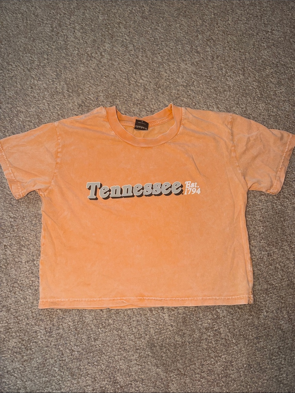 Tennessee Graphic Crop Tank Top